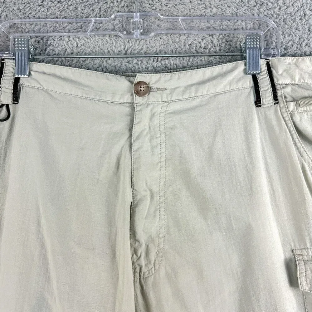Redington Convertible Pants Mens 38 Tan Fishing Cargo Nylon‎ Mesh Lined Outdoor